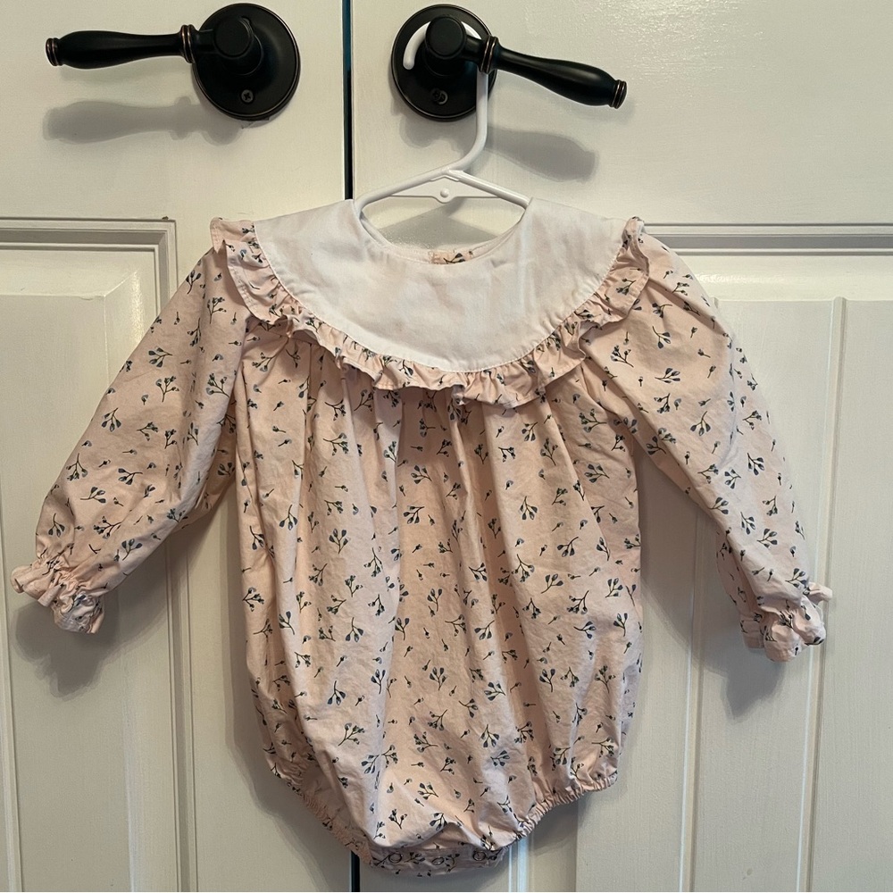 Stitchy Fish children’s boutique sz 12M smocked pink bubble